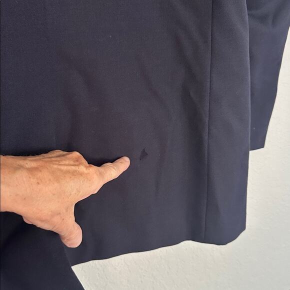 Savile Row Blue Sport Coat Blazer Cruise Cocktail Party Gold Buttons 42L Captain - Picture 5 of 10